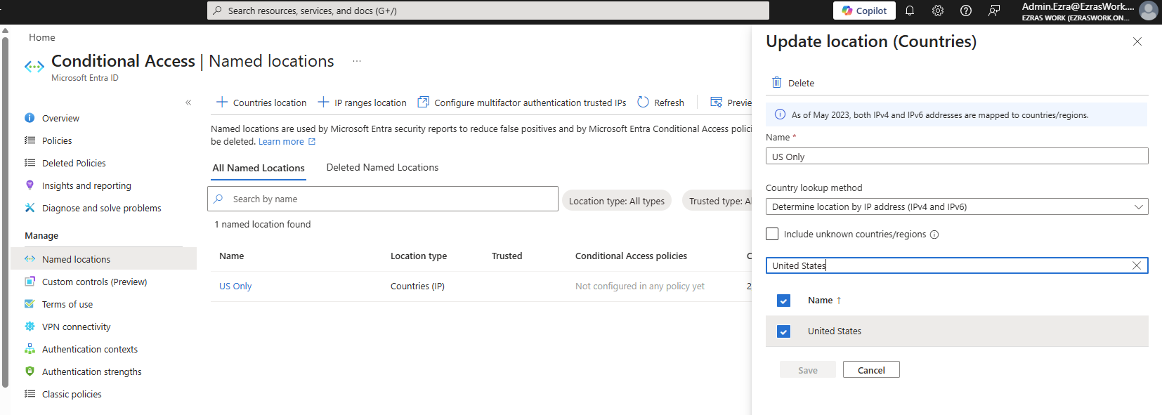 Step 4.1 Named Locations